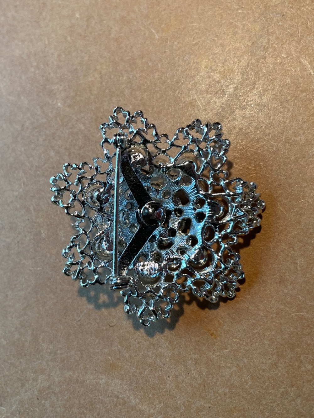 Blue Snowflake Pin - Picture 3 of 3